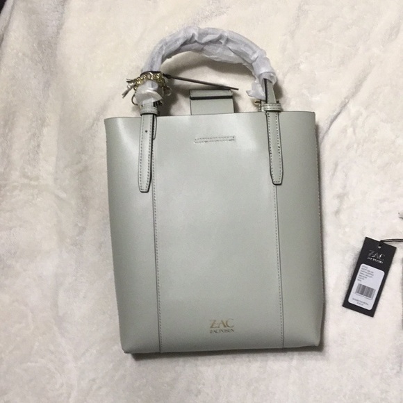 Zac Posen leather tote crossbody bundle with matching wallet - Picture 7 of 8